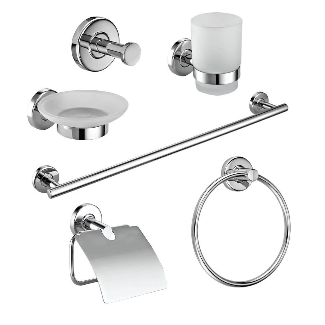 Ensemble Complet d’Accessoires de Salle de Bain – 6 Pièces