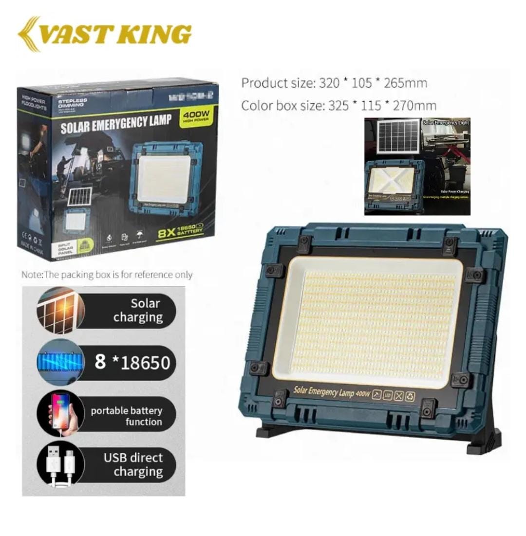 Projecteur solaire 400w